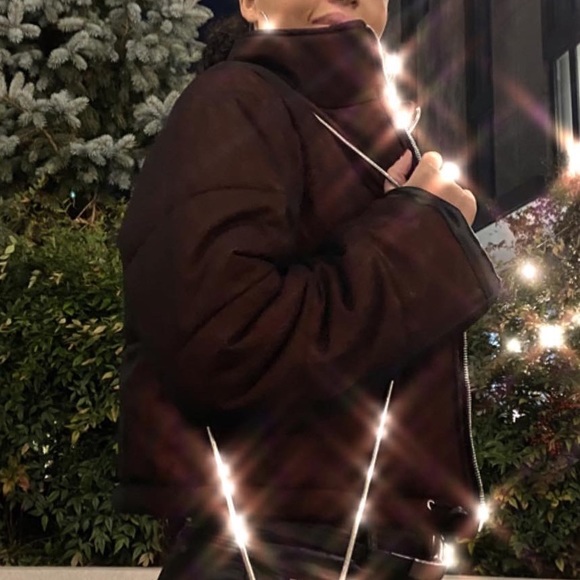 I Am Gia red puffer coat - Picture 2 of 4